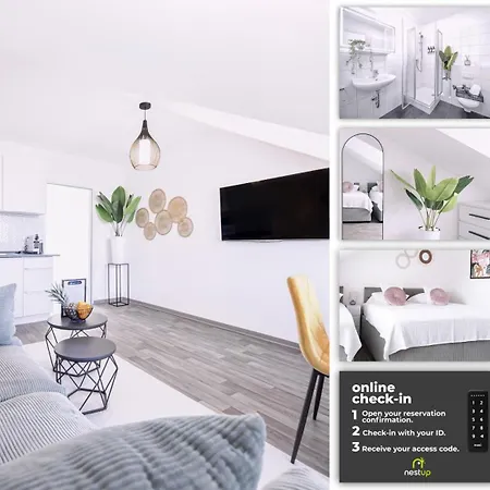 Appartement Nestup - Zentrales Mit Boxspringbetten, Smart-tv Und Ausgestatteter Kueche